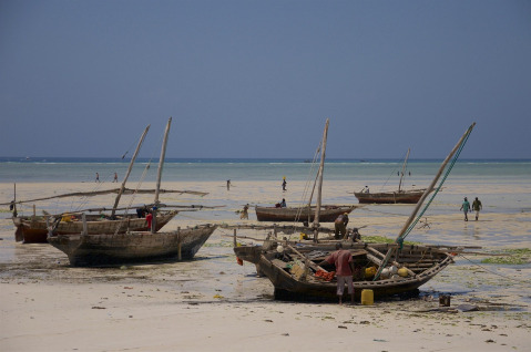 Lamu Island dhow and Swahili coast